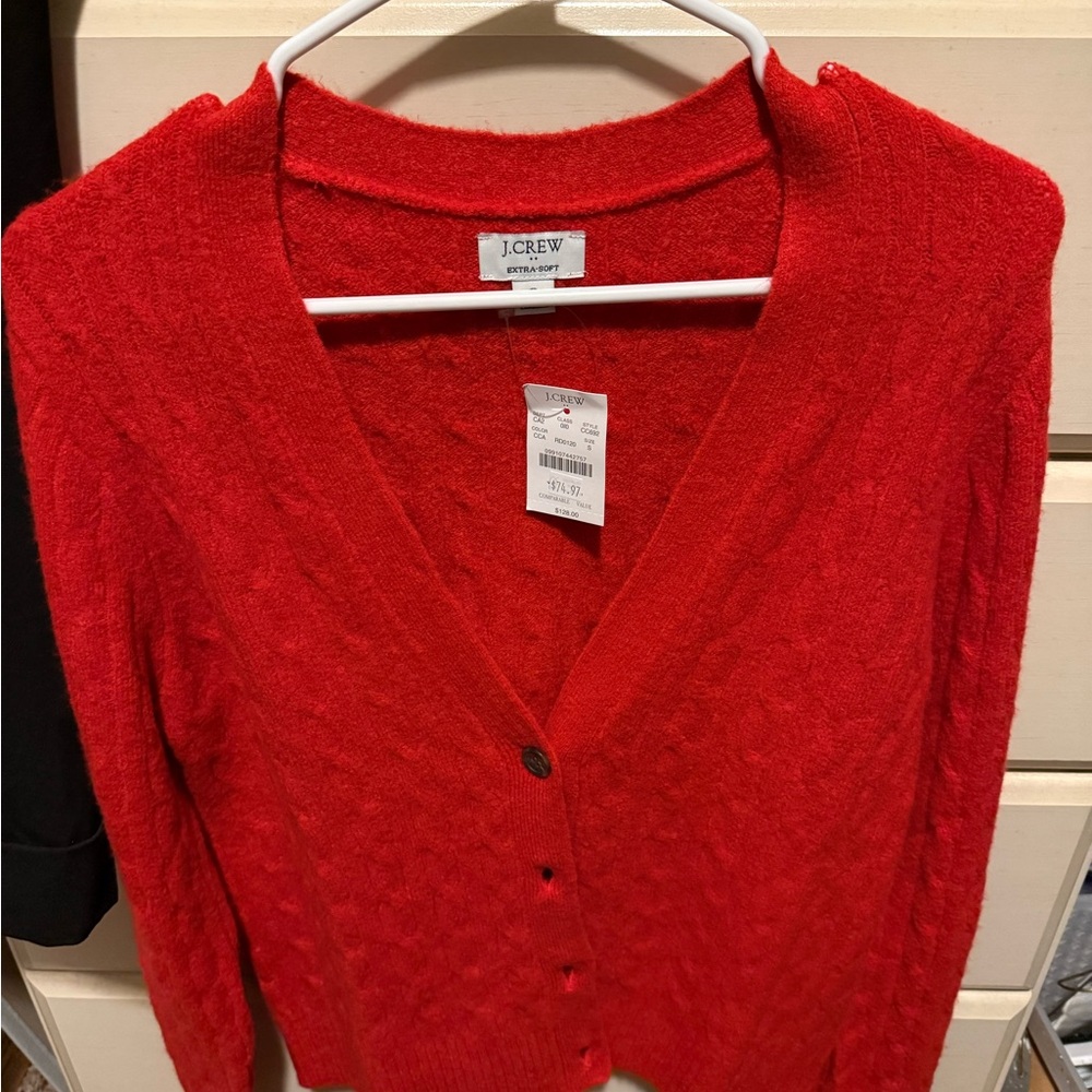 J. Crew Women's Red Sweater